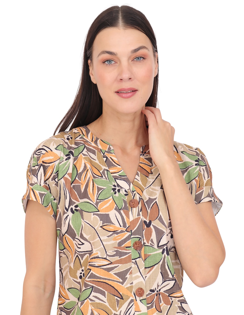 Blusa Grupo Dumont manga corta para mujer 3