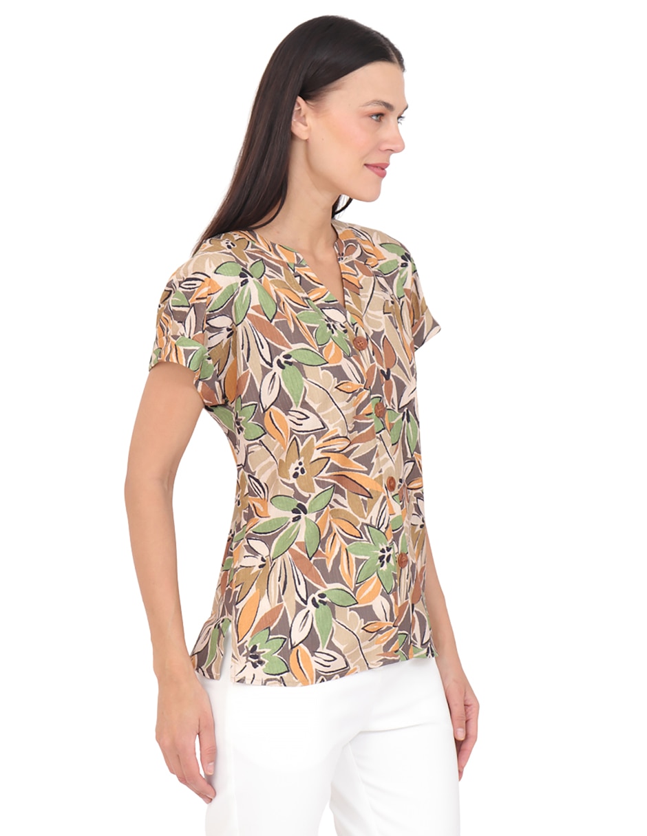Blusa Grupo Dumont manga corta para mujer 5