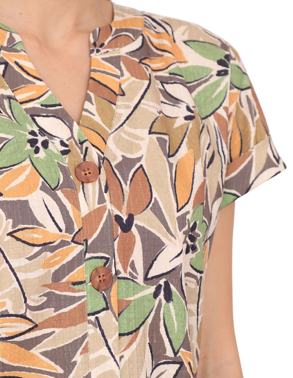 Blusa Grupo Dumont manga corta para mujer 6