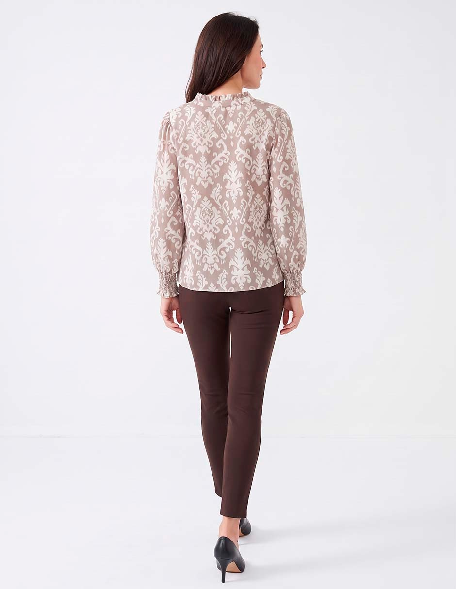 Blusa manga larga para mujer 4