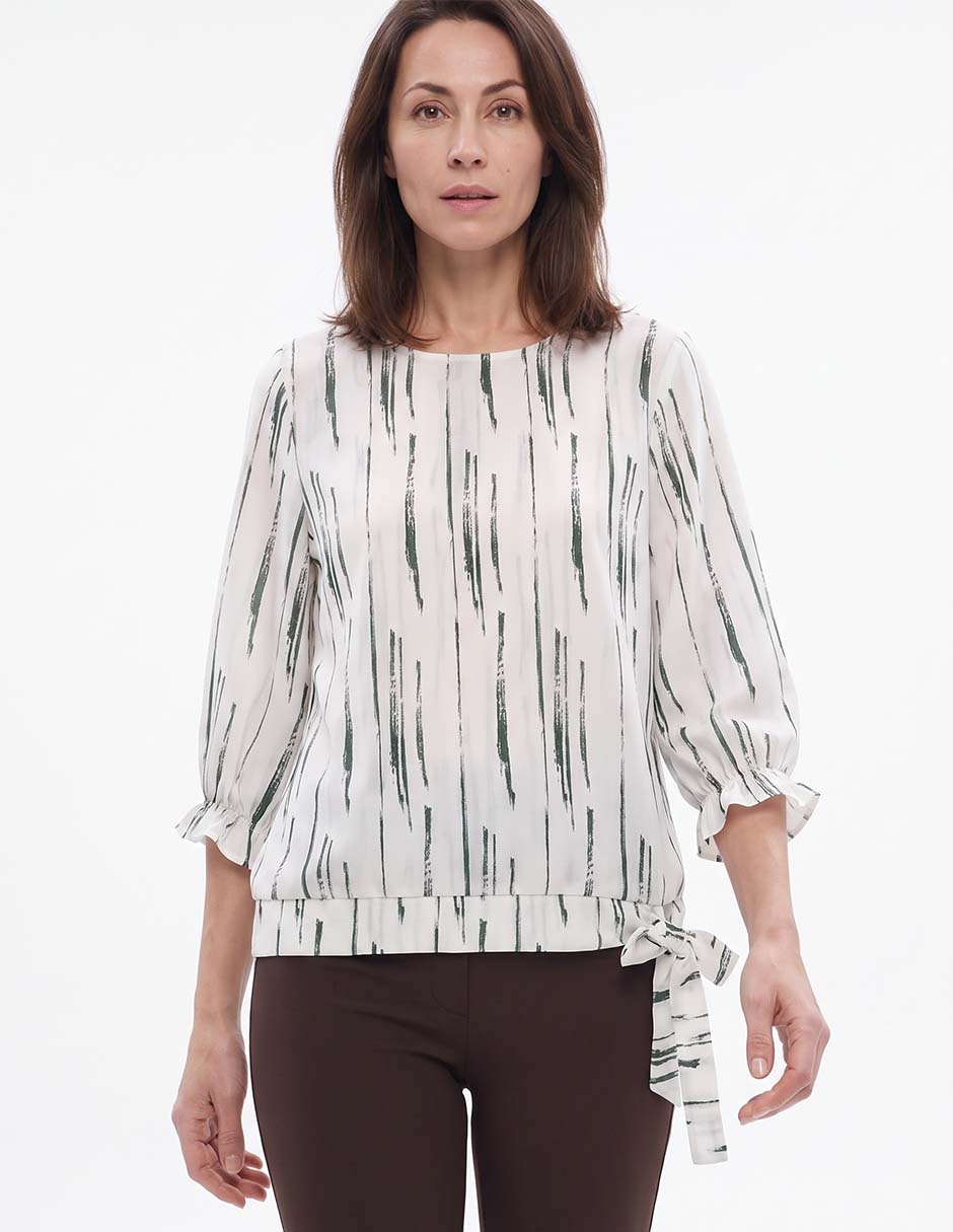 Blusa manga 3/4 para mujer