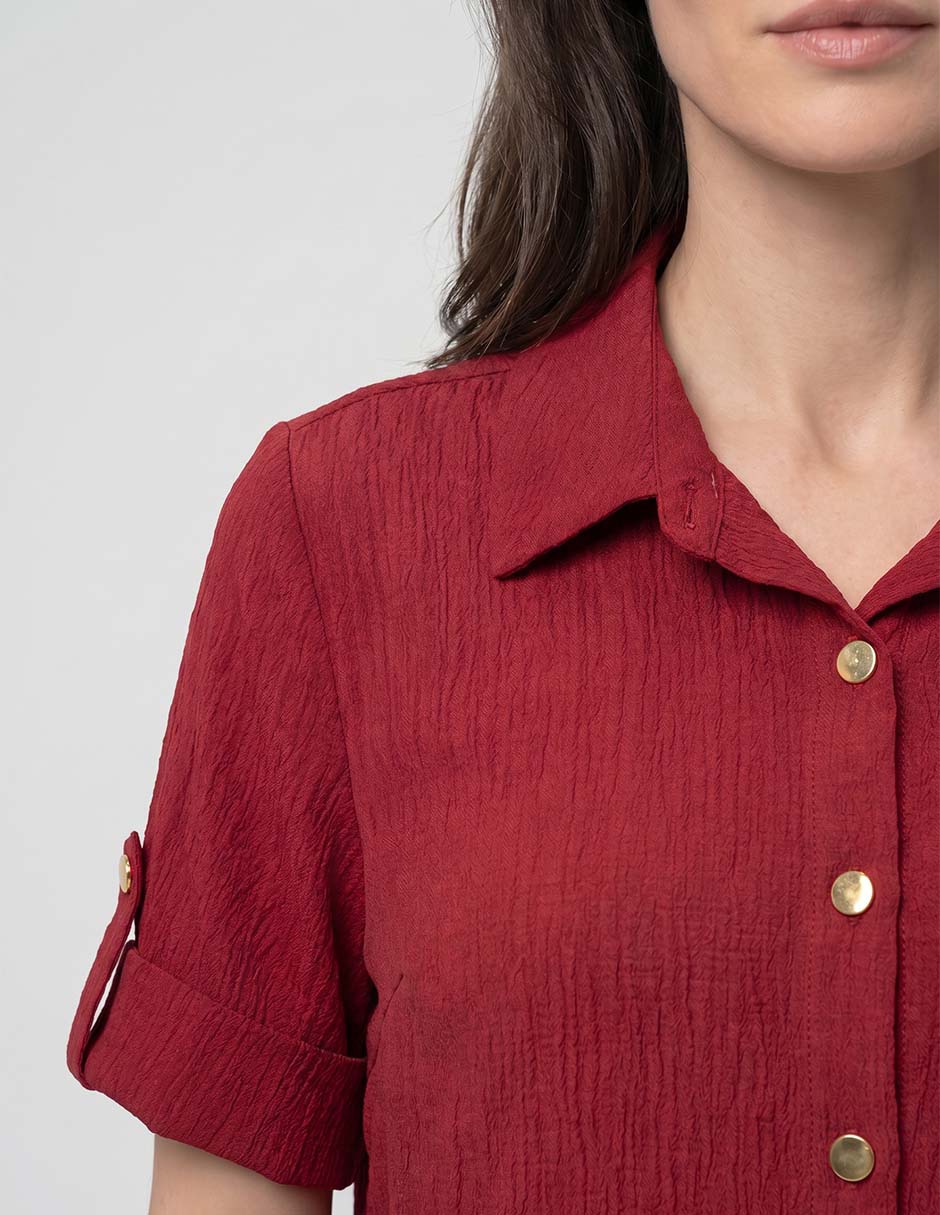 Blusa manga corta para mujer 3