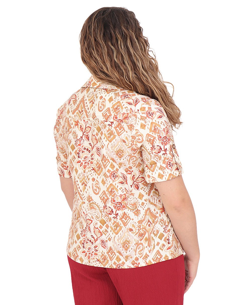 Blusa Grupo Jordania manga corta para mujer 2