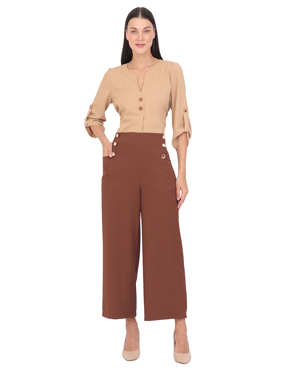Pantalón regular para mujer 4