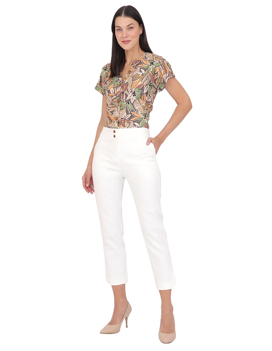 Pantalón regular para mujer 4