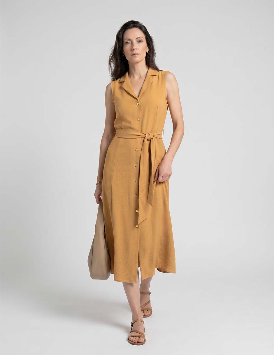 Vestido midi casual para mujer Vestido midi casual para mujer