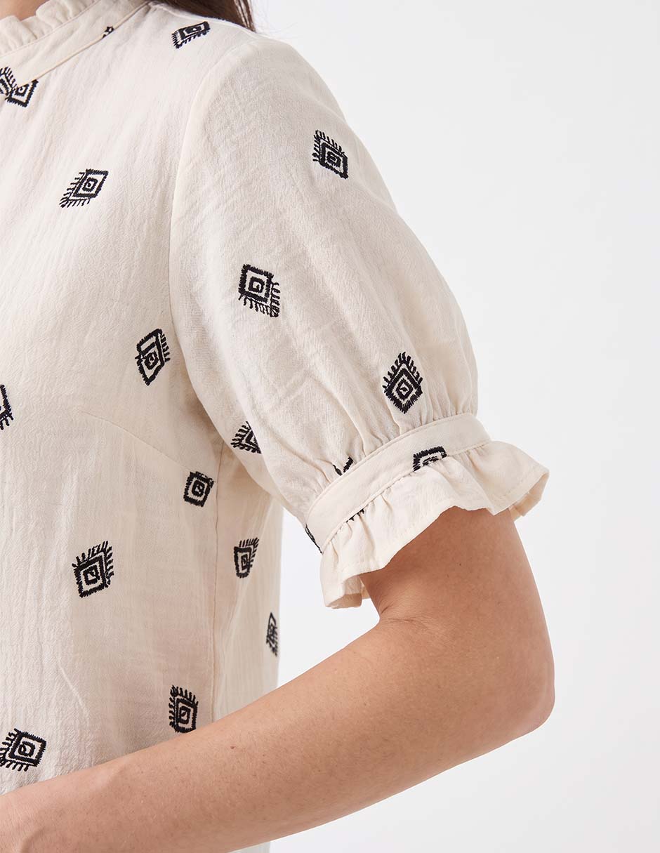 Blusa manga corta para mujer 2
