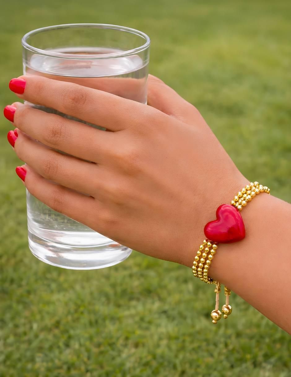 Pulsera Passion acabado baño de oro 18 K 3
