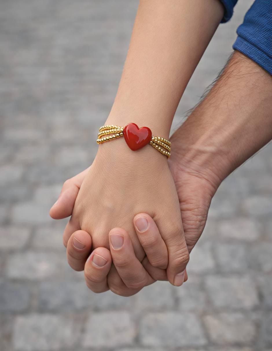 Pulsera Passion acabado baño de oro 18 K 5