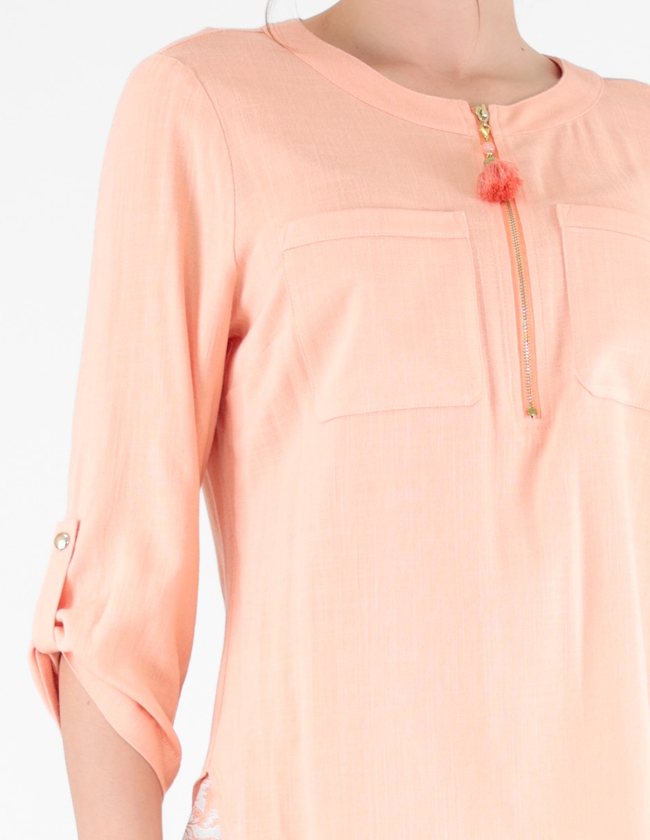 Blusa manga 3/4 para mujer 4