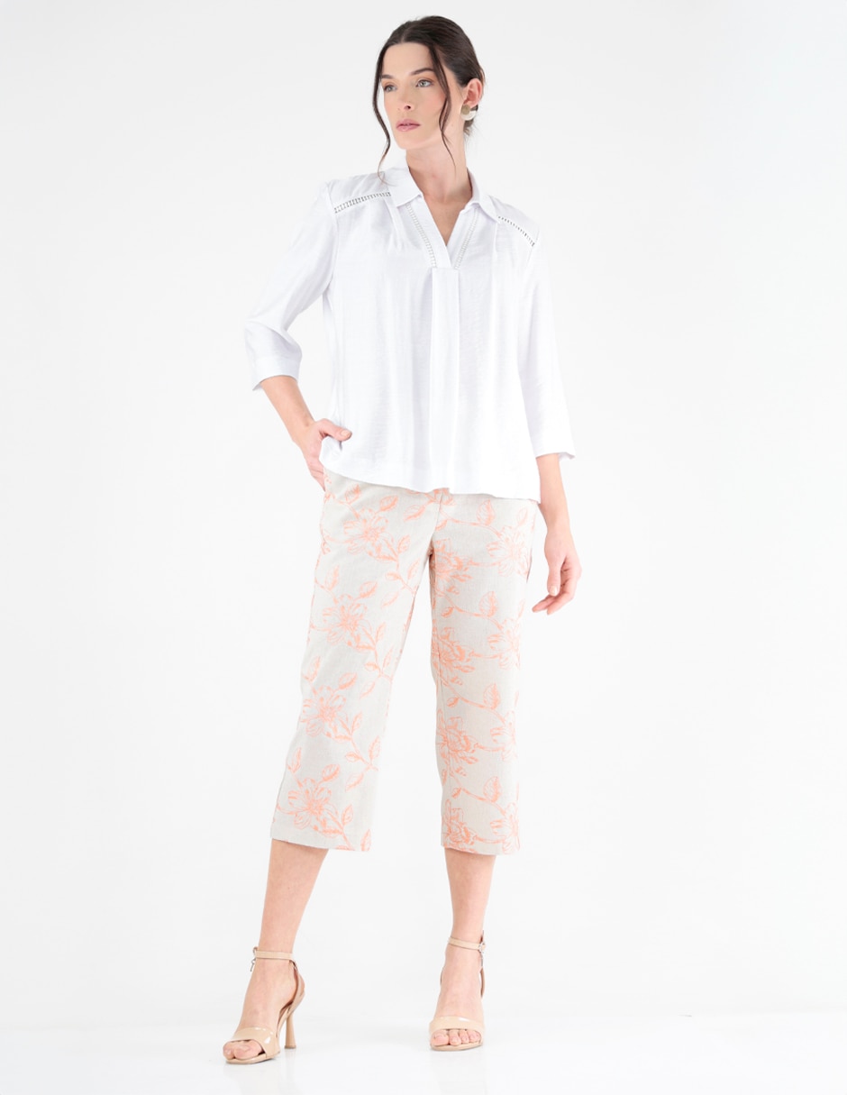 Blusa manga 3/4 para mujer 4