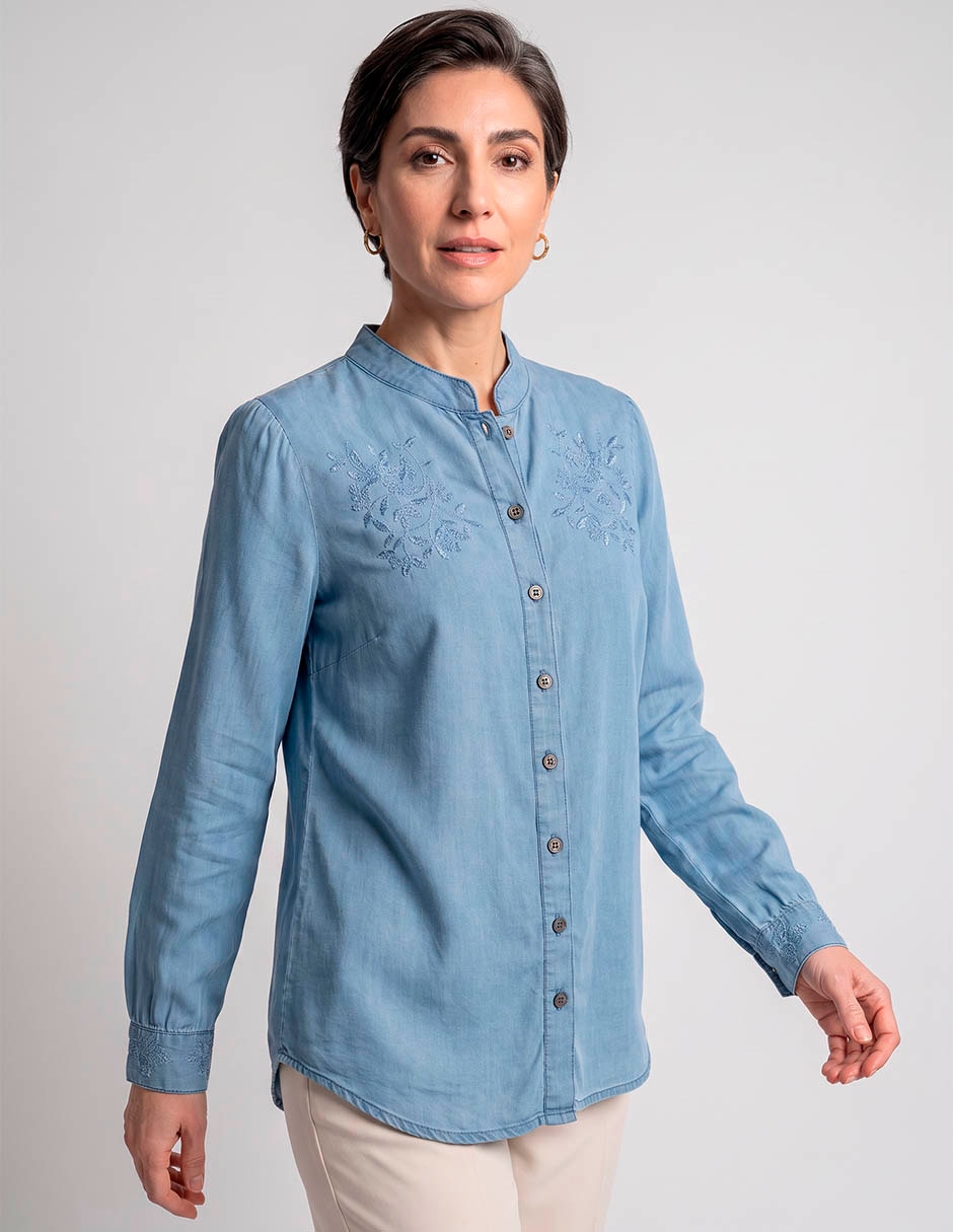 Blusa manga larga para mujer 3
