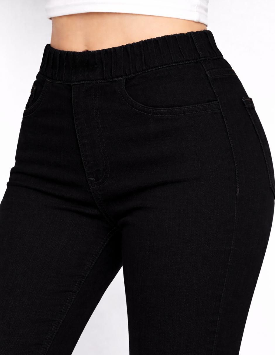 Jeans campana cintura alta 25340-D para mujer