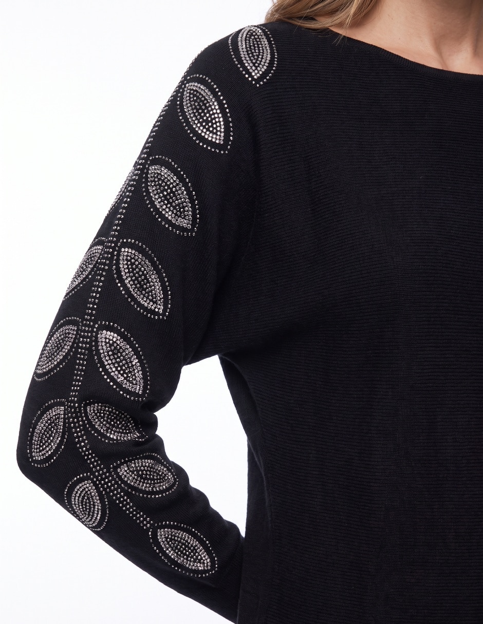 Suéter cuello ojal para mujer 4