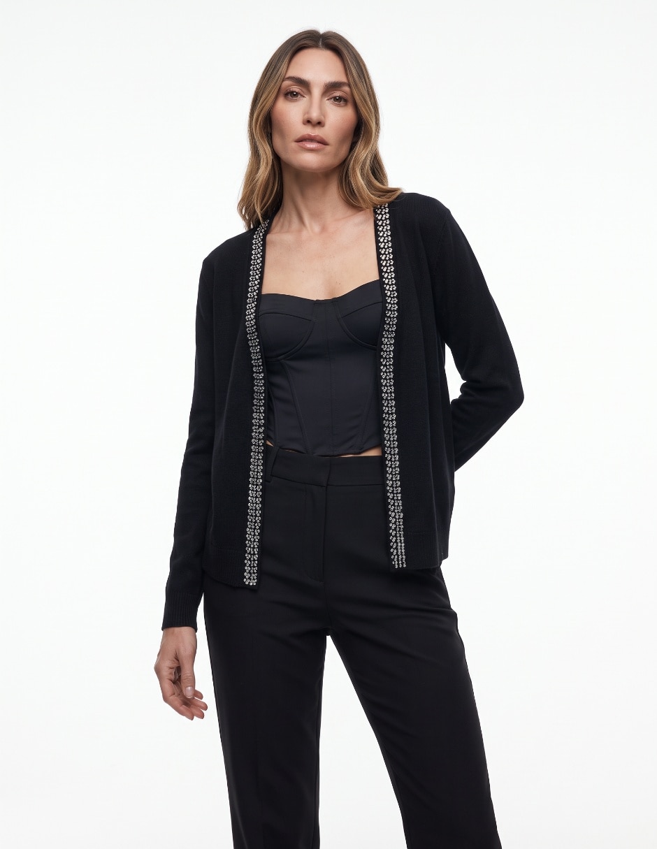 Suéter cuello abierto para mujer Suéter cuello abierto para mujer