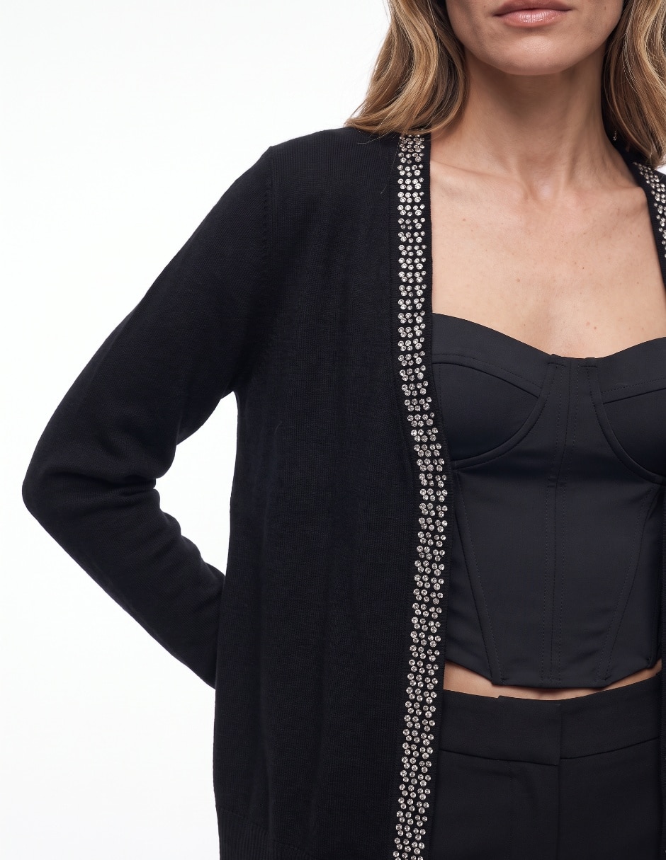 Suéter cuello abierto para mujer 4