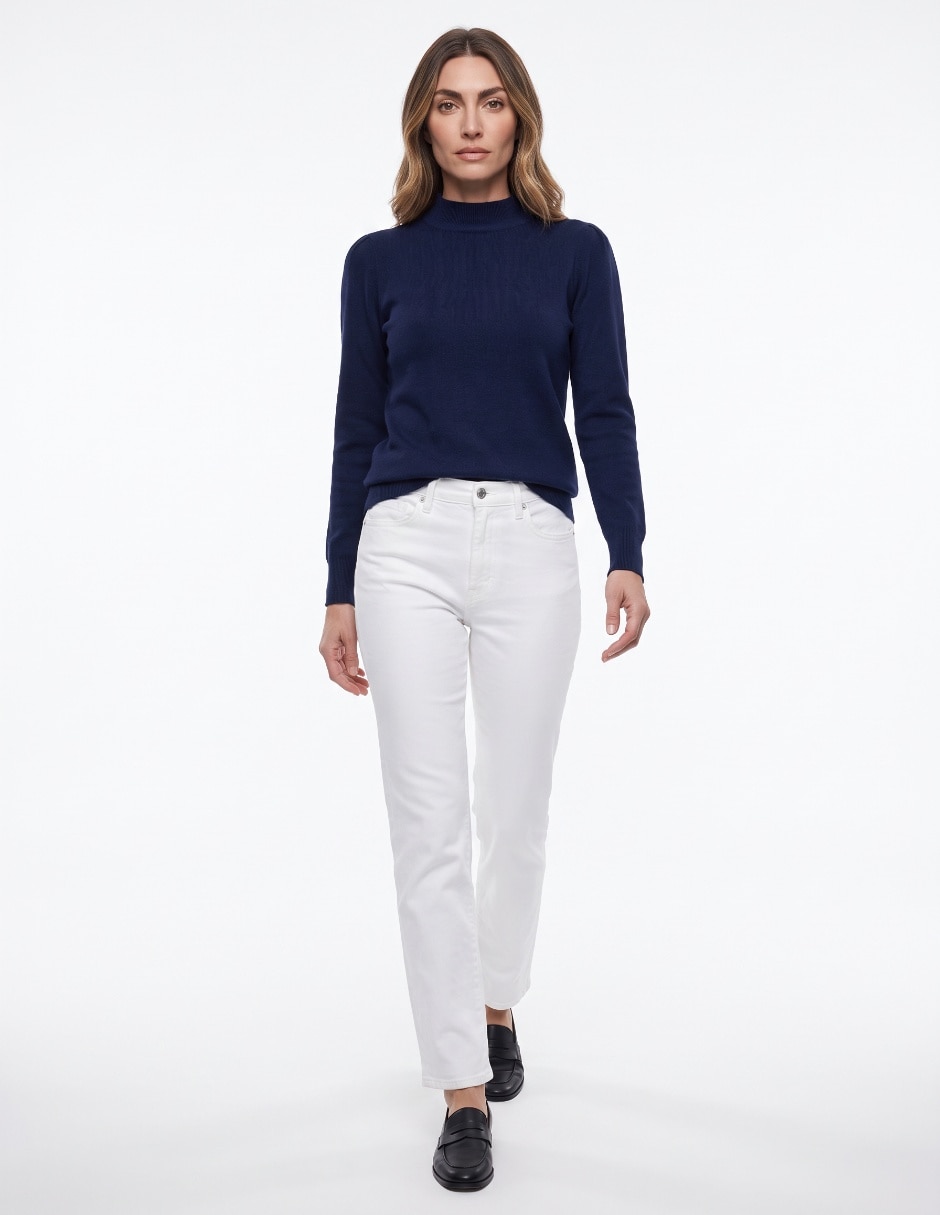 Suéter cuello redondo para mujer Suéter cuello redondo para mujer