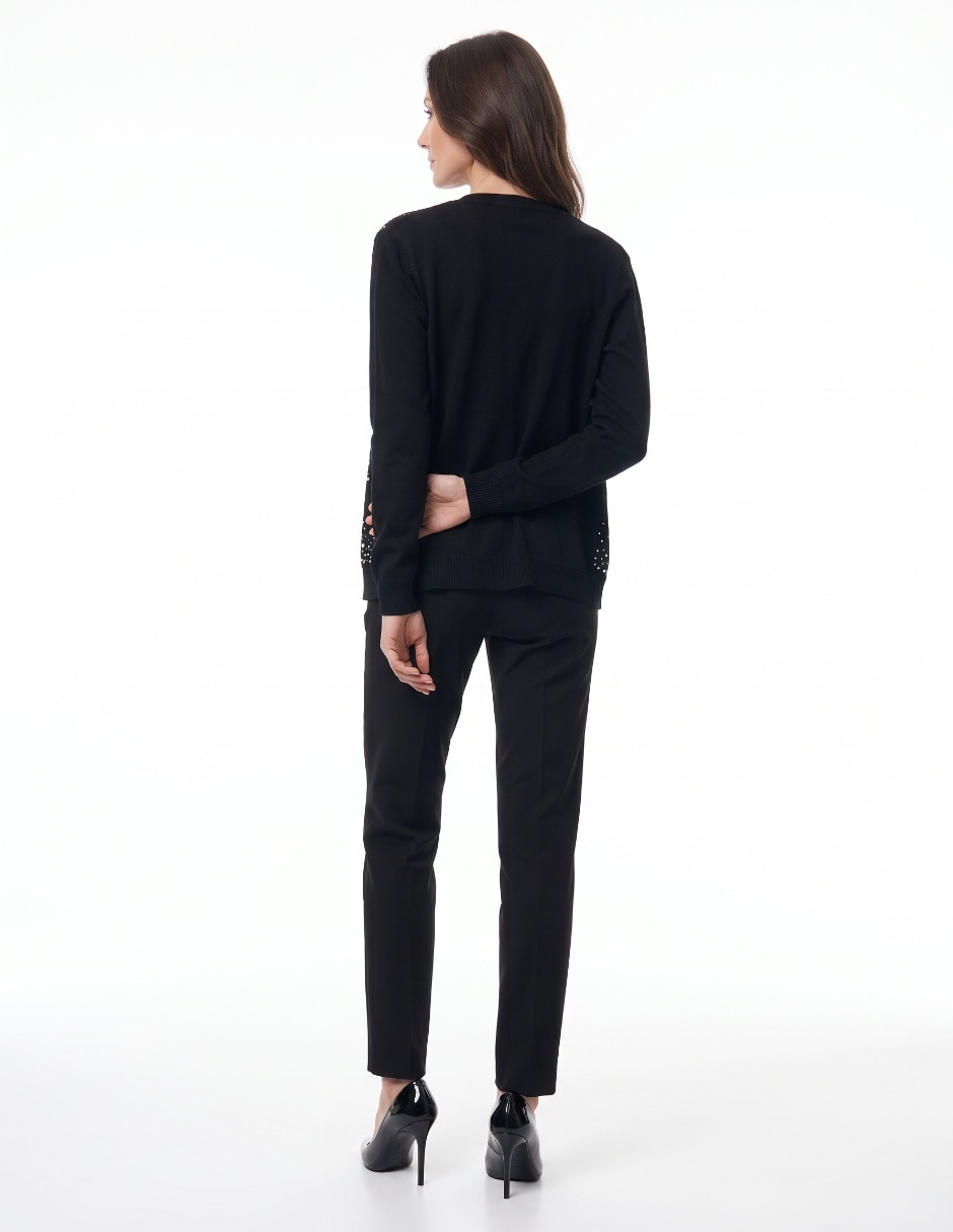 Suéter cuello abierto para mujer 2
