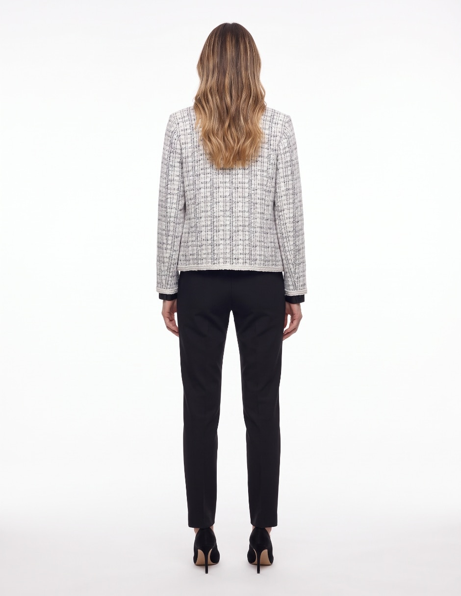 Suéter cuello redondo para mujer 2
