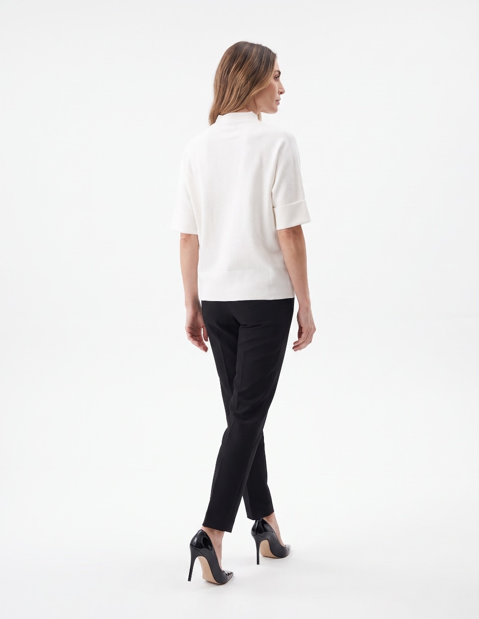 Suéter cuello mao para mujer 2