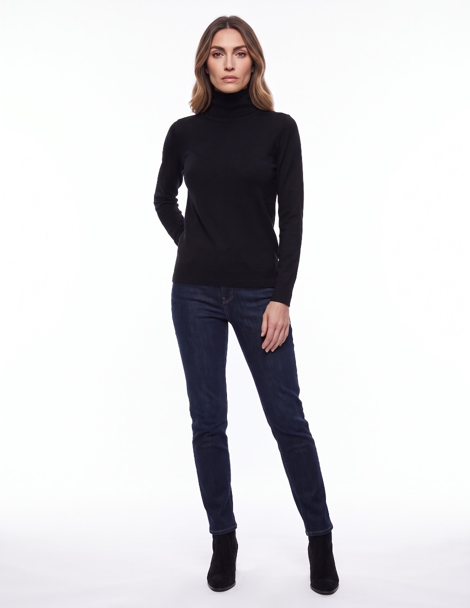 Suéter cuello alto para mujer 3
