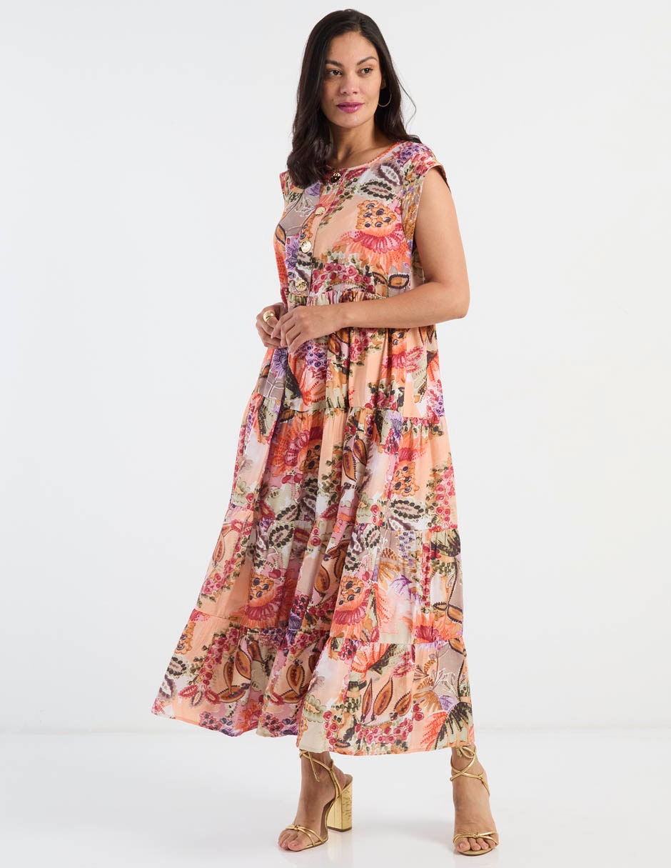 Vestido 3/4 casual para mujer 3