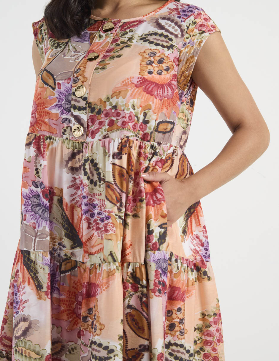 Vestido 3/4 casual para mujer 4
