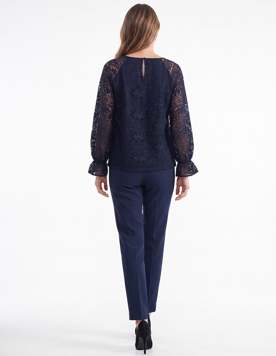 Blusa manga larga para mujer 4