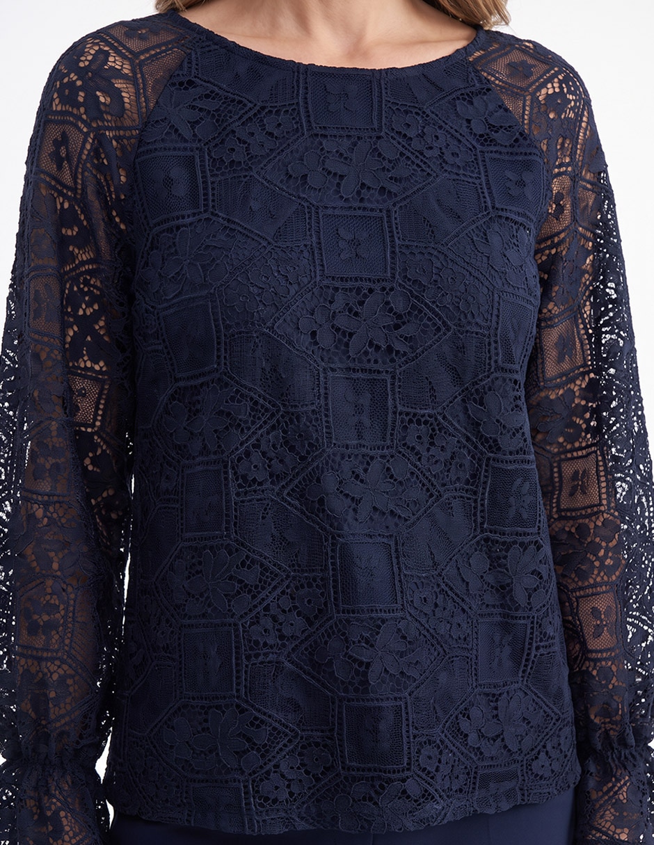 Blusa manga larga para mujer 3