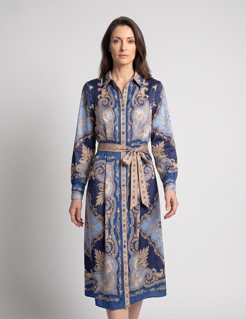 Vestido midi casual para mujer