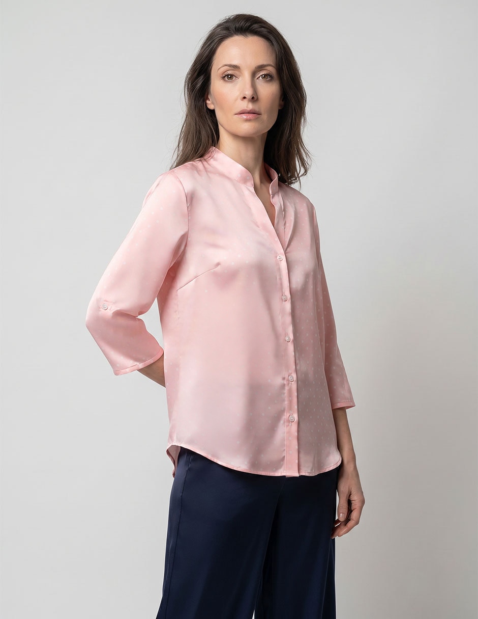 Blusa camisera Lpc manga 3/4 para mujer