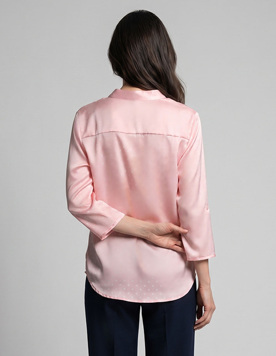 Blusa camisera Lpc manga 3/4 para mujer 2