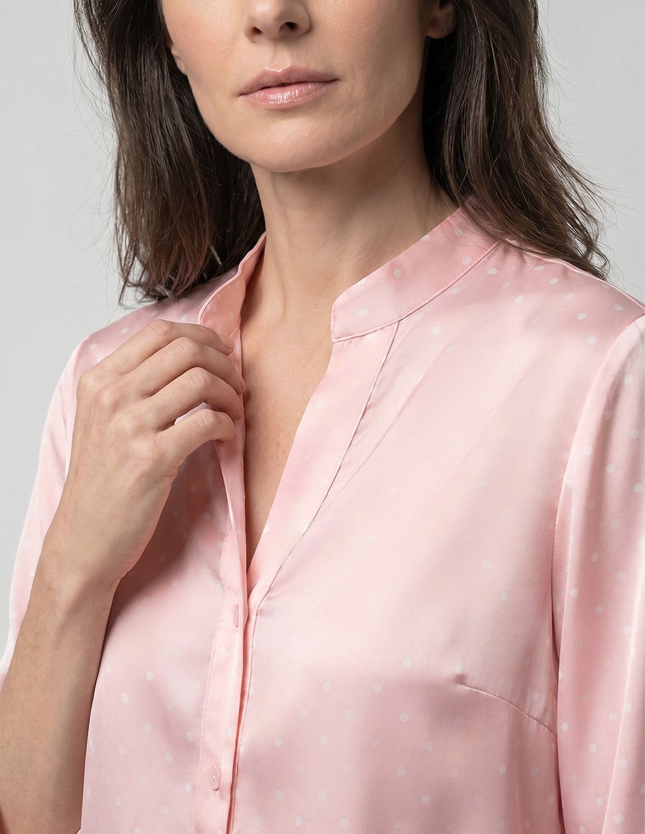Blusa camisera Lpc manga 3/4 para mujer 3