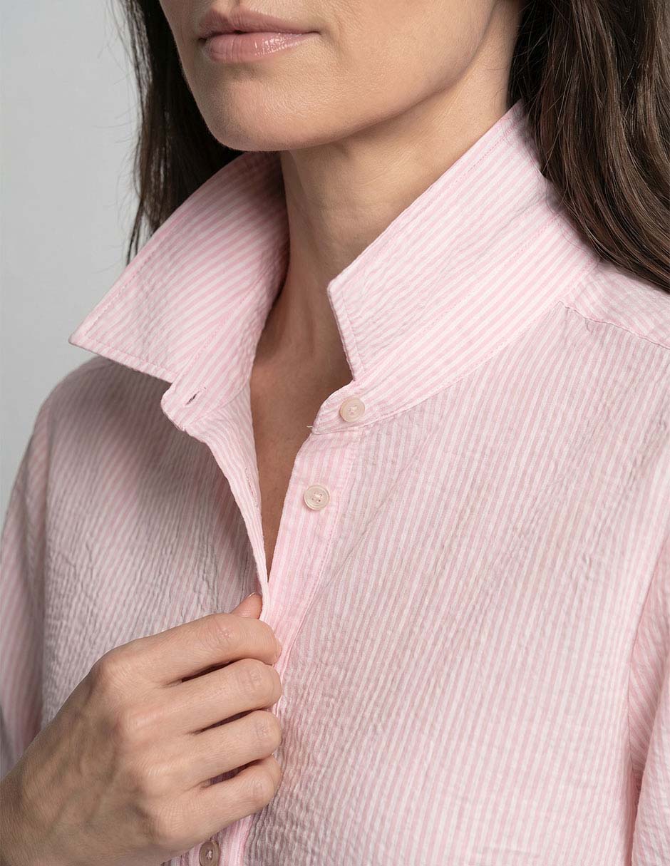 Blusa camisera Lpc manga 3/4 para mujer 3