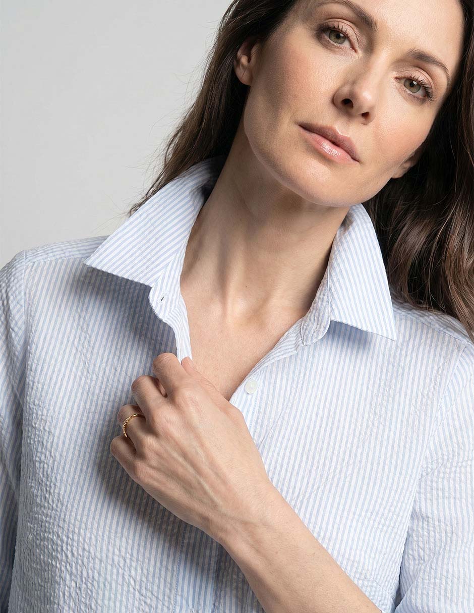 Blusa camisera Lpc manga 3/4 para mujer 3