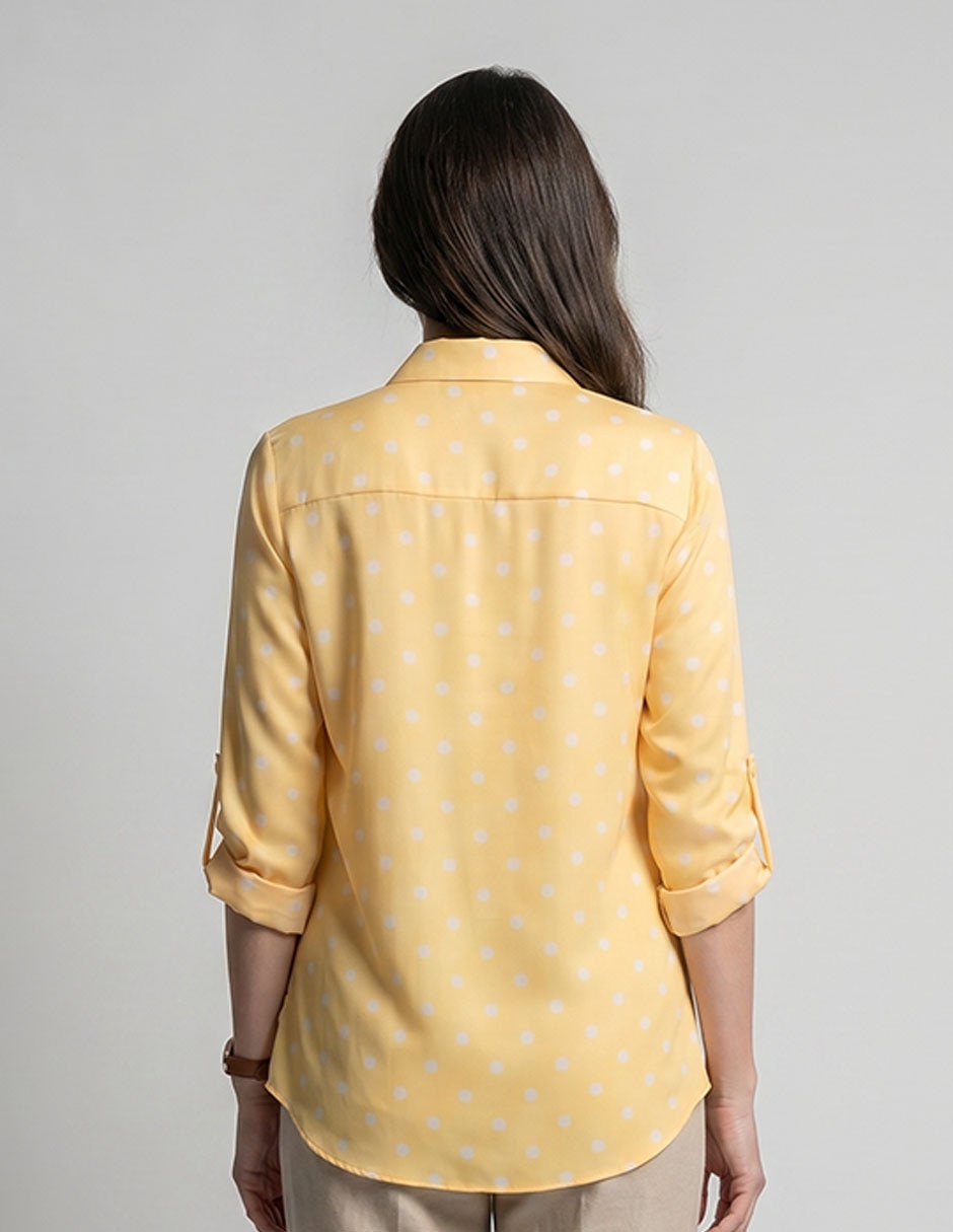 Blusa camisera Lpc manga 3/4 para mujer 2