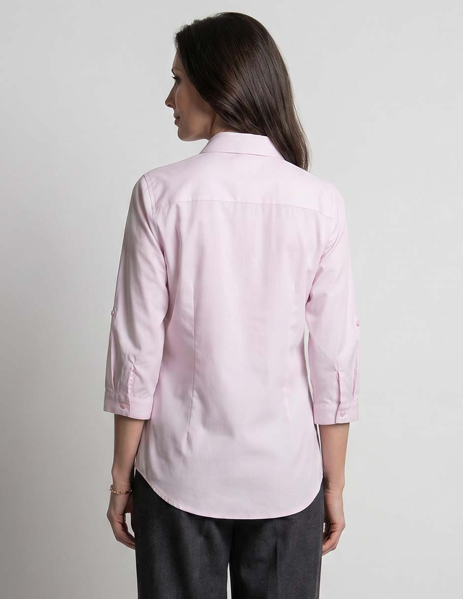 Blusa Camisera Manga 3/4 Para Mujer 2