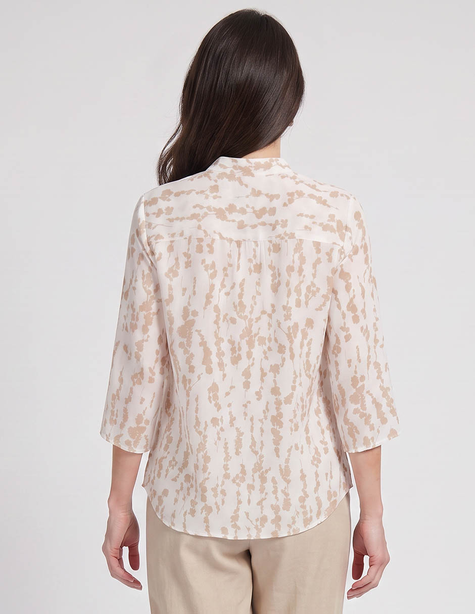 Blusa camisera Lpc manga 3/4 para mujer