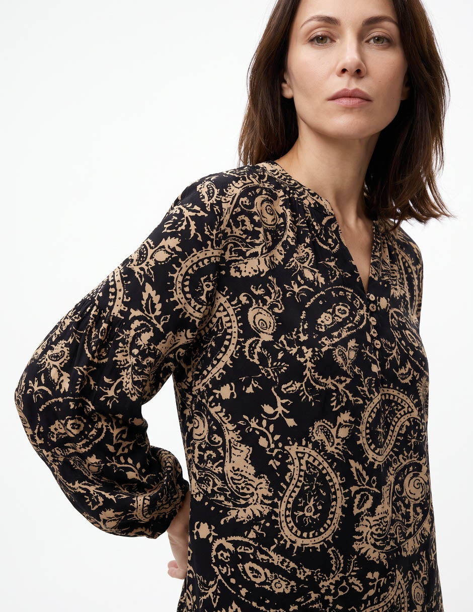 Blusa manga larga para mujer 4
