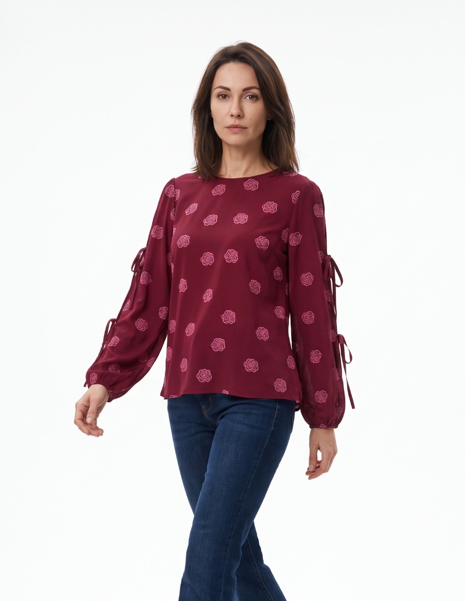 Blusa manga larga para mujer Blusa manga larga para mujer