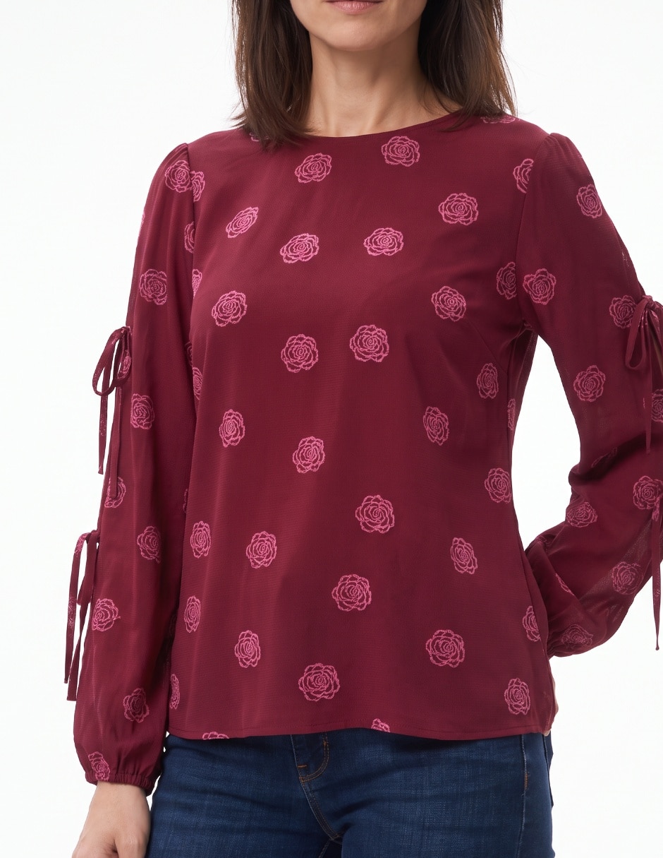 Blusa manga larga para mujer 3