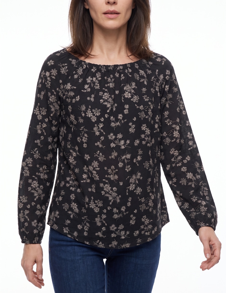 Blusa manga larga para mujer 3
