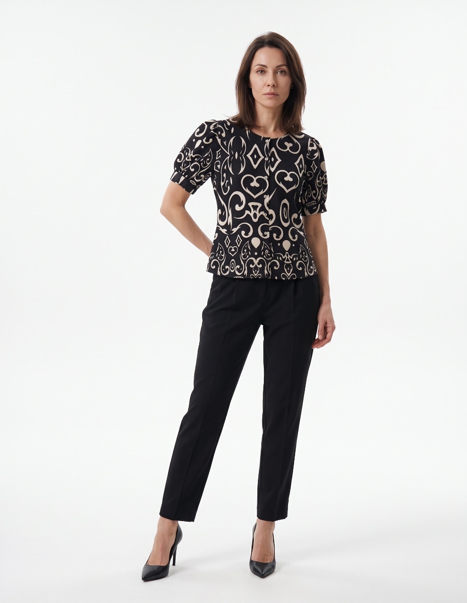 Blusa otoño manga corta para mujer Blusa otoño manga corta para mujer