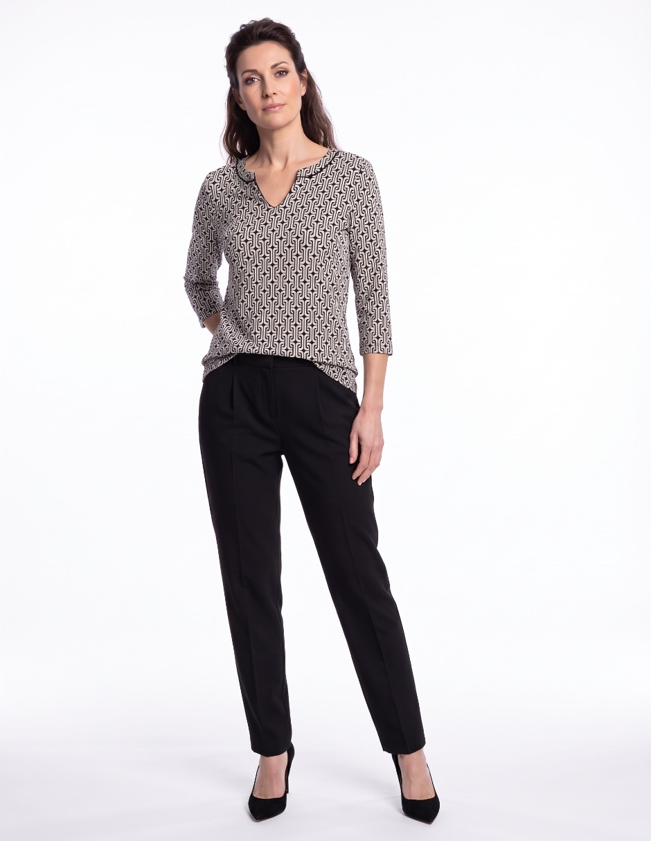 Playera manga corta cuello redondo para mujer Playera manga corta cuello redondo para mujer