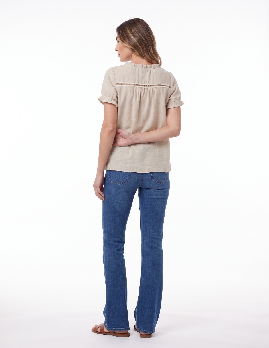 Blusa manga corta para mujer 2