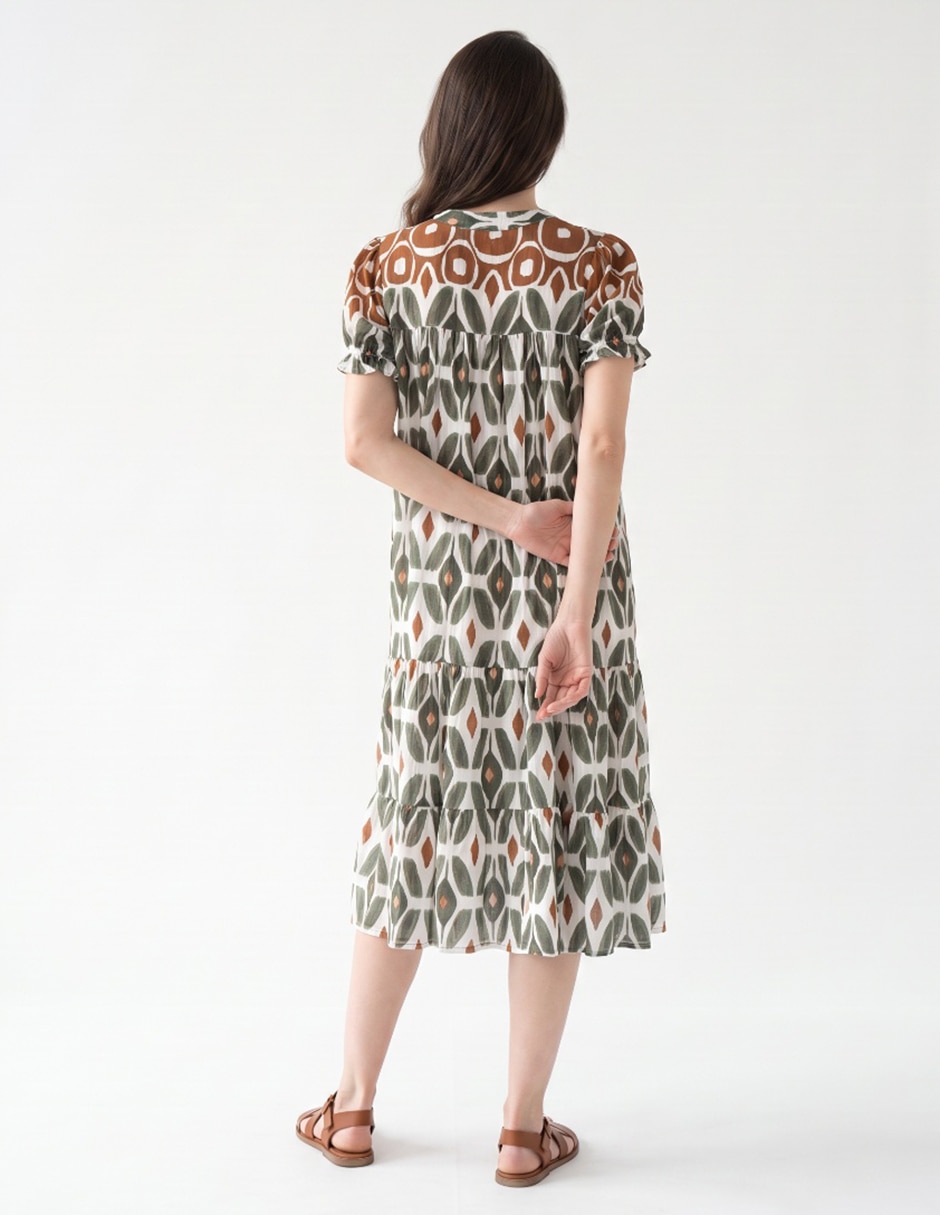 Vestido 3/4 casual para mujer 2