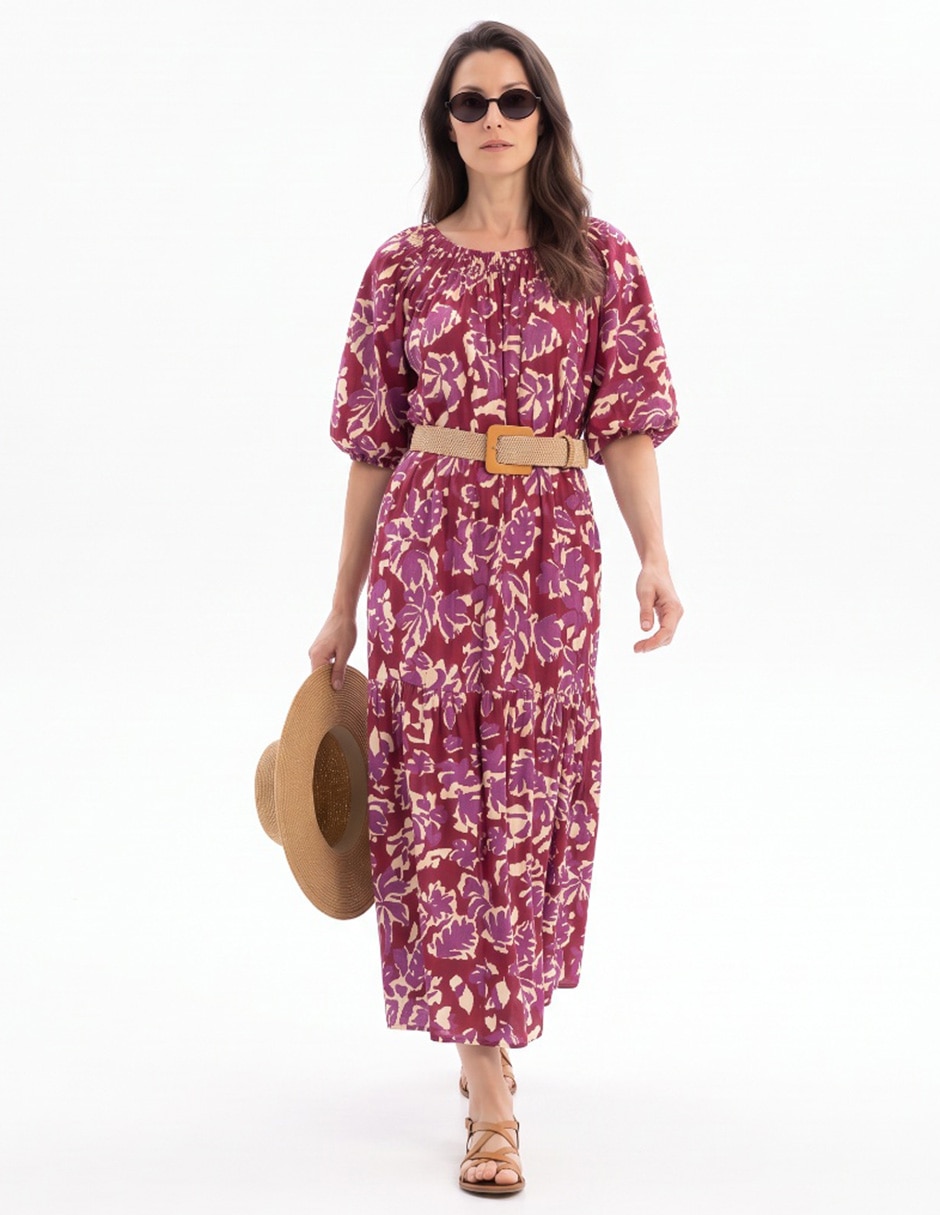 Vestido 3/4 casual para mujer 4