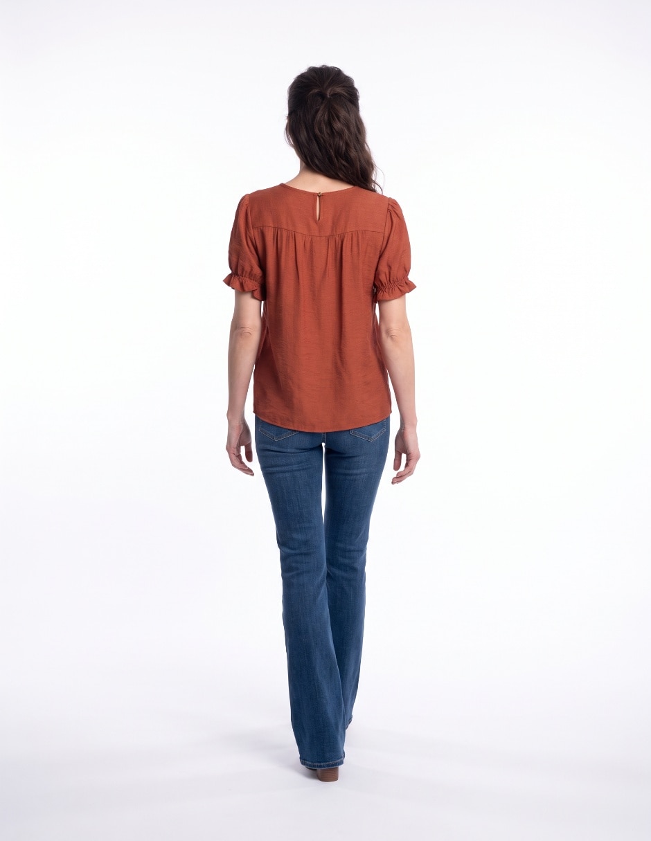 Blusa manga corta para mujer 2