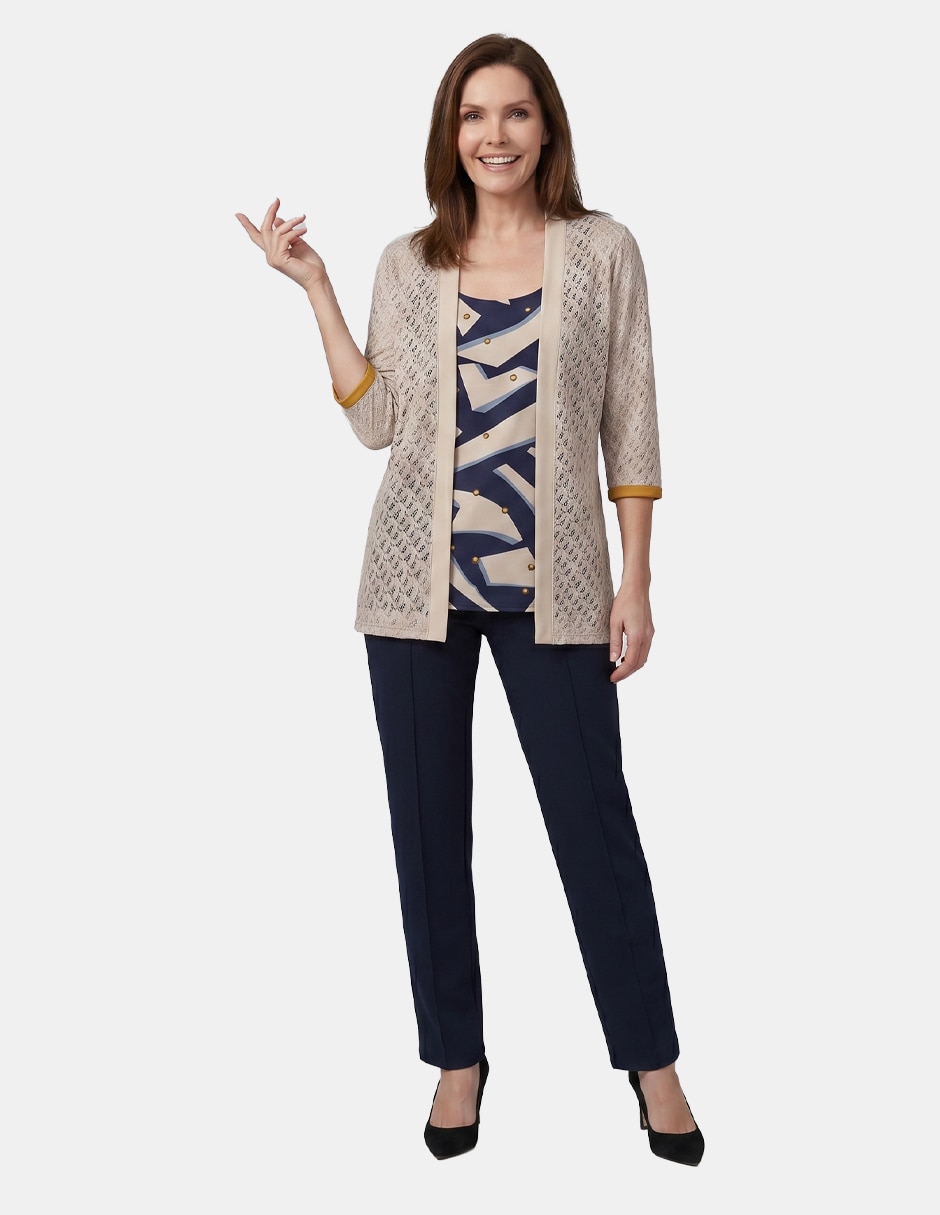 Blusa manga 3/4 para mujer 2