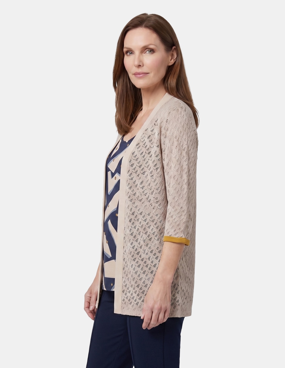 Blusa manga 3/4 para mujer 4